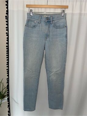 Madewell the perfect vintage jean women’s 25 light wash denim jeans high rise